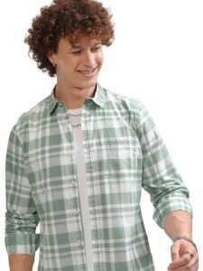 Highlander Cotton Men Shirt, Regular Fit