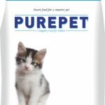 Purepet Kitten (1-12 Months) Dry Cat Food 3kg Pack | Ocean Fish Flavour | Taurine for Healthy Heart | Hairball Control |Support Immunity | Sensitive Stomach