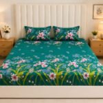 RD TREND King Size BedSheets | 210 TC Polycotton | 360° Elastic