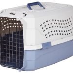 amazon basics Two Door Top Load Pet Kennel (23-inch)