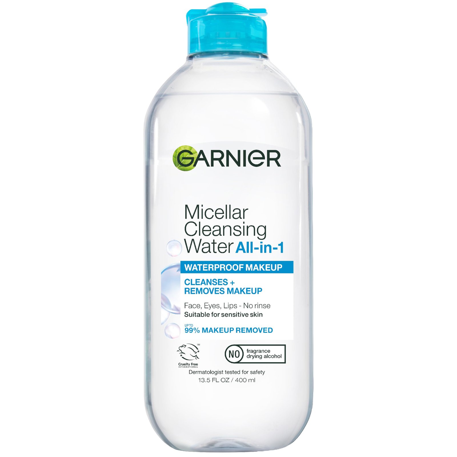 Garnier SkinActive Micellar Cleansing Water, For Waterproof Makeup, 13.5 Ounce