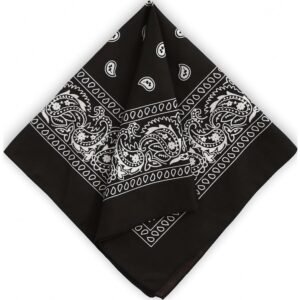 Tough Headwear Large Bandana Headband – Handkerchief Bandanas for Men & Women – Paisley Bandana Pack – Cowboy Scarf
