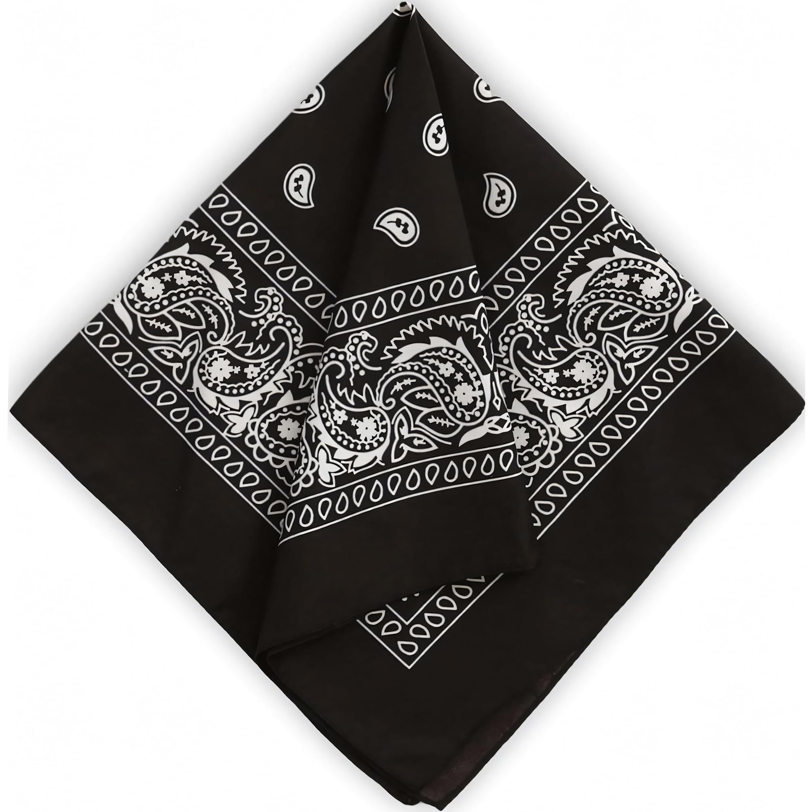 Tough Headwear Large Bandana Headband – Handkerchief Bandanas for Men & Women – Paisley Bandana Pack – Cowboy Scarf