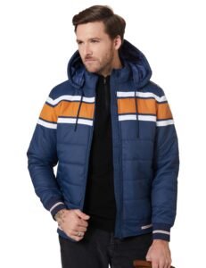 Amazon Brand – Symbol Men’s Quilted Hooded Bomber Standard Length Jacket (Previously House & Shields)