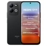 Redmi 17 5G (Absolute Black, 6GB RAM, 128GB ROM) | 7900mAh Battery + 45W Fast Charging | 6.9″ 120Hz Adaptive Display | Snapdragon 4 Gen 5 | 50MP Dual AI Camera | Corning® Gorilla® Glass 7i | IP64
