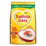 Saffola Oats, 1kg, 13g High Protein, 10g High Fibre | Instant Rolled Oats | Soft and Creamy | Helps manage weight