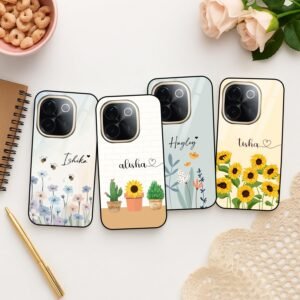 COLORflow Back Cover Compatible with Vivo T3 Pro 5G / iQOO Z9s Pro 5G | Floral Family Customized | Shockproof TPU Bumper with Camera Protection Back Cover