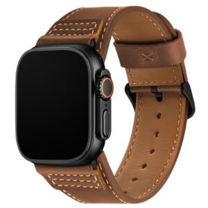 Wristitani Genuine Leather Strap Compatible With Apple Watch