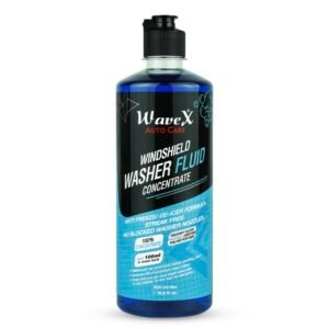 Wavex Windshield Washer Fluid for Car 500ml | Concentrated Car Wiper Fluid for Windshield Tank | Streak-Free Crystal Clear Visibility | Removes Dirt, Oil & Hard Water Marks