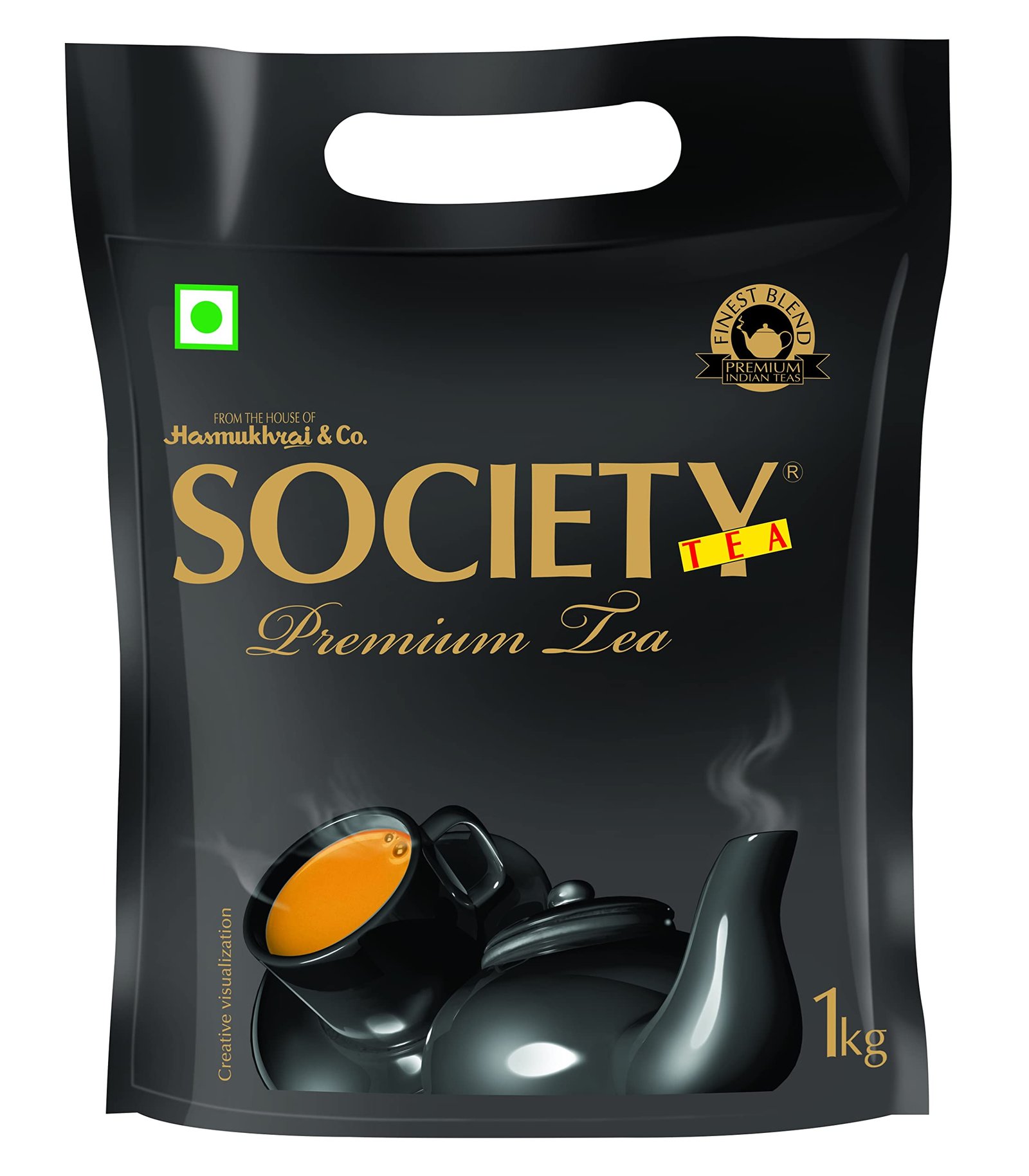 Society Premium Tea — Premium Assam CTC Blend, Strong & Rich Chai Patti With A Fuller Body & Deeper Aroma, Hasmukhrai & Co. Since 1924 | 1 kg Pouch | Loose Leaves, No Preservatives