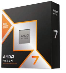 AMD Ryzen 7 9800X 3D Desktop Processor with Integrated Radeon Graphic, 8 cores 16 Threads, 96MB Cache, Base clock 4.7 GHz Up to 5.2 GHz AM5 Socket system memory DDR5 Up to 5600 MT/s – 100-100001084WOF