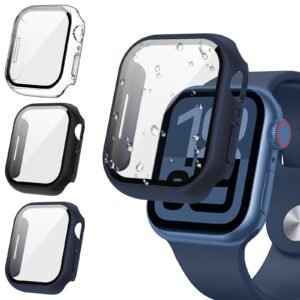 Tensea 3PCS for Apple Watch Screen Protector Case 44mm SE 3/SE 2/SE/6/5/4