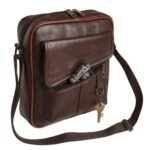 FUR JADEN Sling Cross Body Travel Office Business Messenger one Side Shoulder Bag Unisex