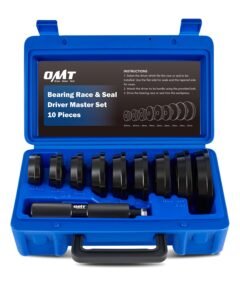 Orion Motor Tech Bearing Race and Seal Bushing Driver Install Set 9 Discs Collar Axle Housing with Carrying Case Master/Universal Aluminum Kit for Automotive Wheel Bearings