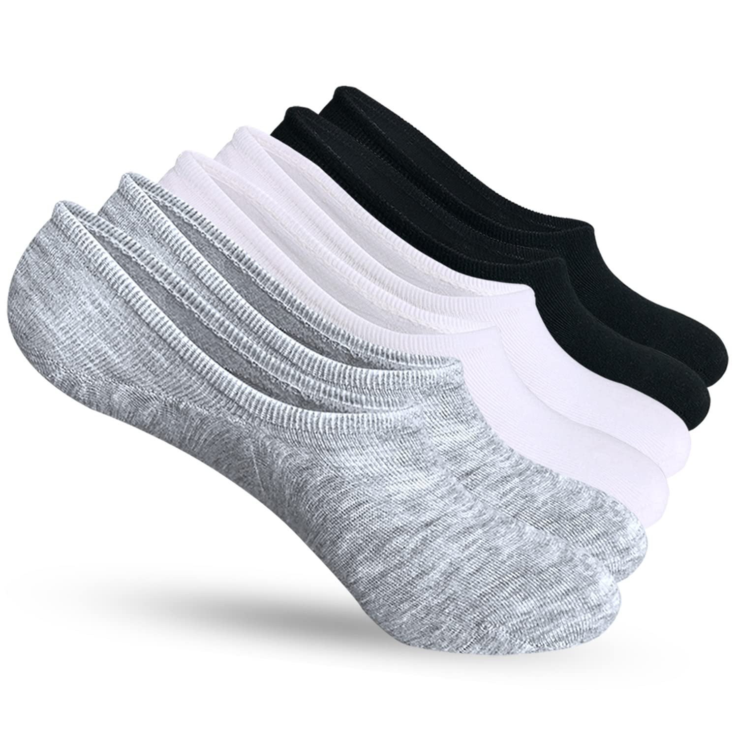 No Show Socks Women 6-9 Pairs Thin Casual Non-Slip Low Cut Flat Liner