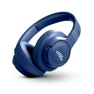 JBL Tune 770NC, BITA Award Winner- Most Loved Over Ear Wireless Headphones, True Adaptive Noise Cancellation, Ambient Aware,70H Battery, Speed Charge, Google Fast Pair, Multipoint Connect,BT 5.3-Blue