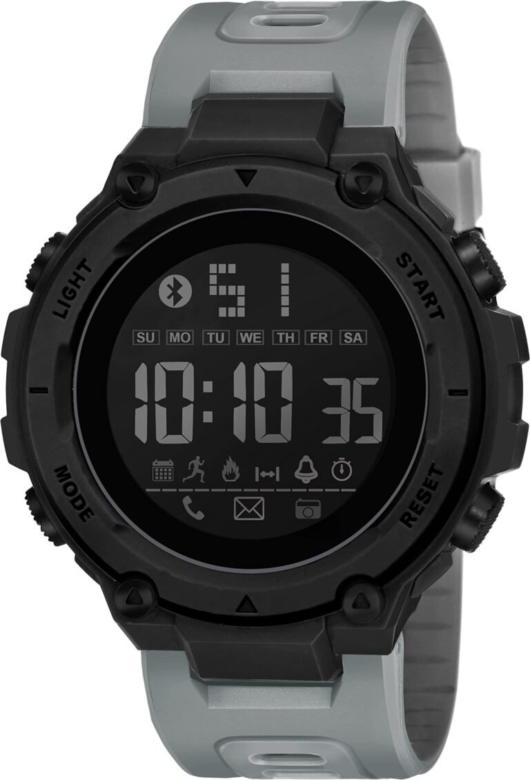 Shocknshop Digital Sports Stylish Multifunctional Electronic LED Black Dial Wrist Watch for Men Boys -WCH78