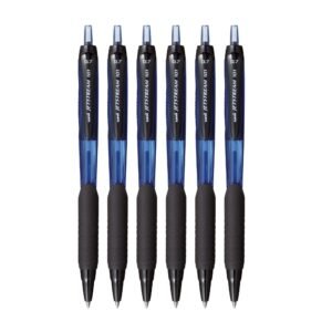 uni-ball Jetstream SXN101 0.7mm Roller Ball Pen | Blue Ink, Pack of 6