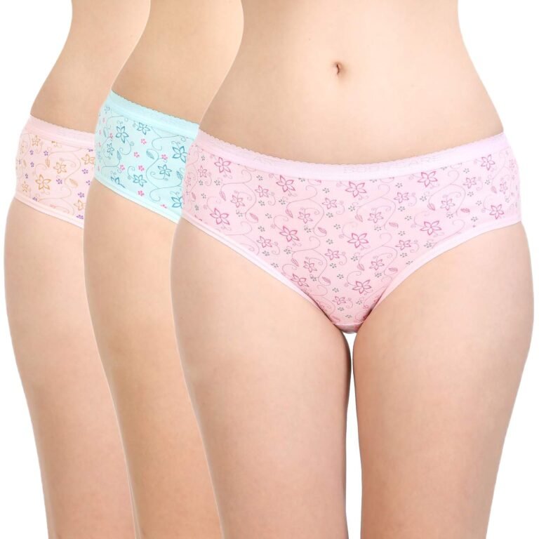 BODYCARE Women’s Printed Cotton Briefs in Pack of 3
