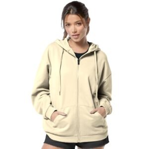FUNKY MONKEY – Women’s Cute Hoodies Teen Girl Winter Jacket Sweatshirts Casual Drawstring Clothes Zip Up Hoodie with Pocket