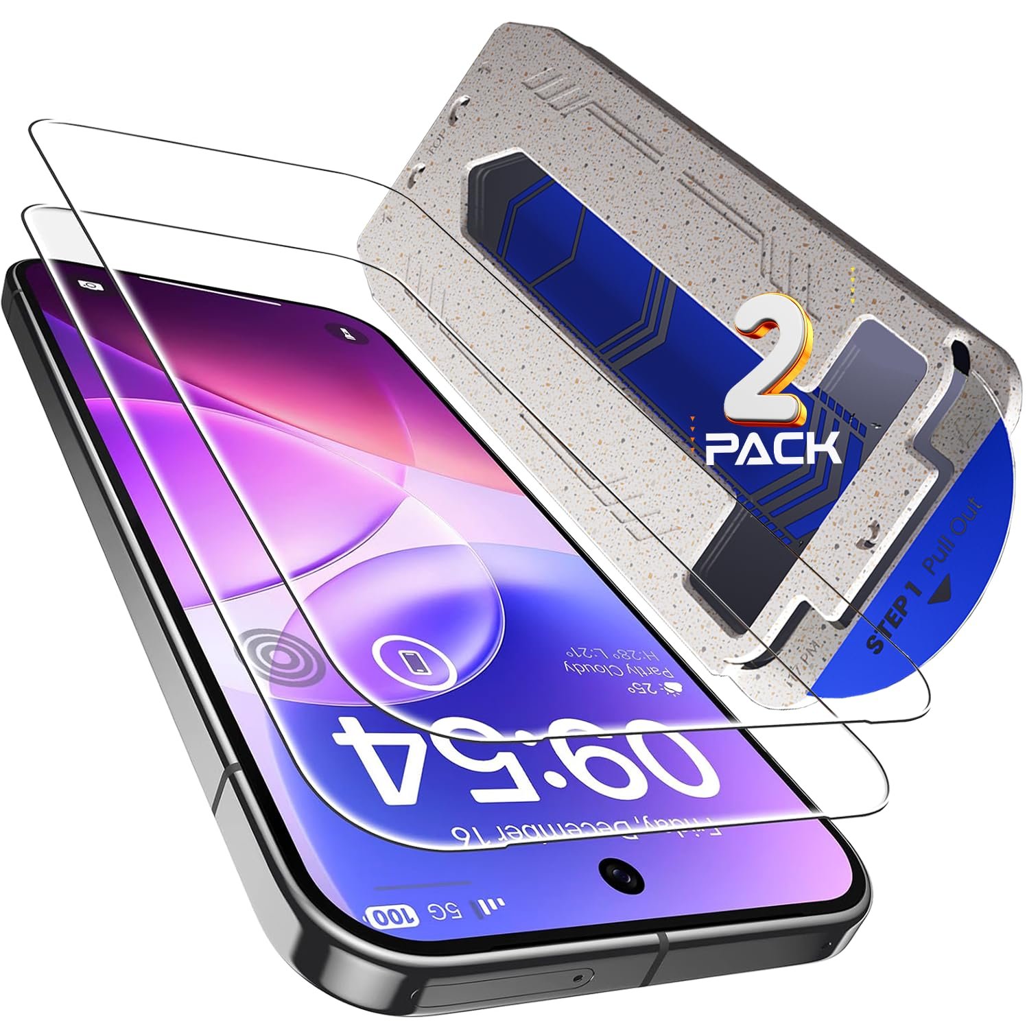 Mr.Shield (2 Pack) Align-X for Google Pixel 11 Pro XL Screen Protector