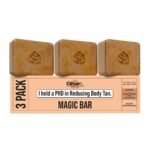 Ghar Soaps Sandalwood & Saffron Magic Bar For Bath (300 Gms Pack Of 3) | Paraben Free | Chandan & Kesar Bath Soap | Handmade Soaps For Glowing | Skin Brightening Soap For Men & Women