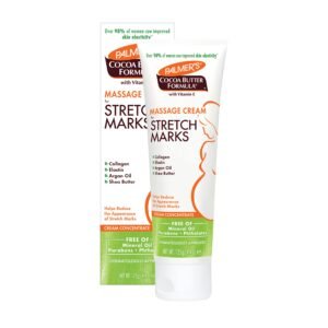 Palmer’s Cocoa Butter Formula Massage Cream for Stretch Marks and Pregnancy Skin Care, 4.4 Ounces (Pack of 2)