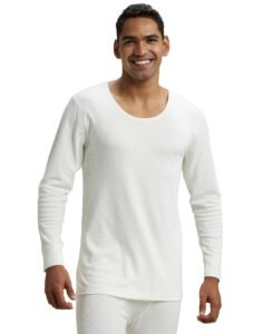 Jockey Men’s Super Combed Cotton Rich Fabric Full Sleeved Thermal Undershirt with StayWarm Technology