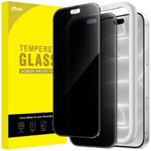 JETech Privacy Screen Protector Guard for iPhone 18 Pro Max, 2-Pack