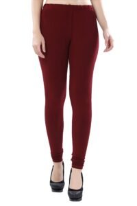 TRASA Ultra Soft Cotton 4 Way Stretchable Churidar Solid Regular and Plus 20 Colours Leggings for Womens and Girls -Sizes :-M, L, XL, 2XL, 3XL, 4XL, 5XL, 6XL