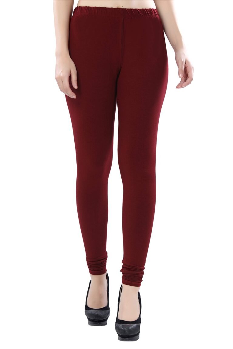 TRASA Ultra Soft Cotton 4 Way Stretchable Churidar Solid Regular and Plus 20 Colours Leggings for Womens and Girls -Sizes :-M, L, XL, 2XL, 3XL, 4XL, 5XL, 6XL
