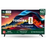 Toshiba 75 Inch 75Z570SP | Mini Dimming QLED | 144Hz Game Mode| Regza Engine ZRi | Dolby Vision.Atmos | Regza Power Audio | Hands-Free Voice Control
