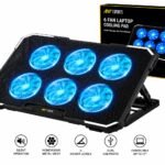 Ant Esports NC230 Gaming Notebook Cooler for 10–17 Inch Laptops | Cooling Pad with 6 Fans RGB | USB Powered Silent Fan | Adjustable Height Cooling Stand | Compatible with MacBook, PS5 & PS4