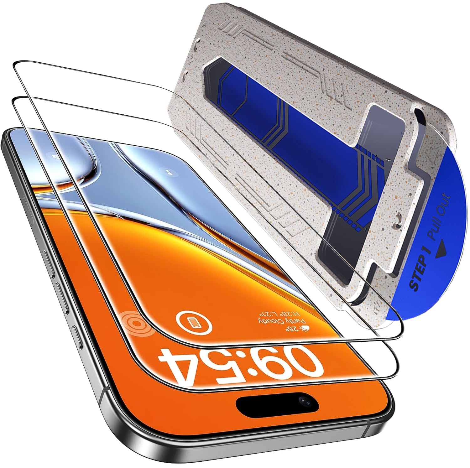 Mr.Shield Align-X Tempered Glass Screen Protector for iPhone Air