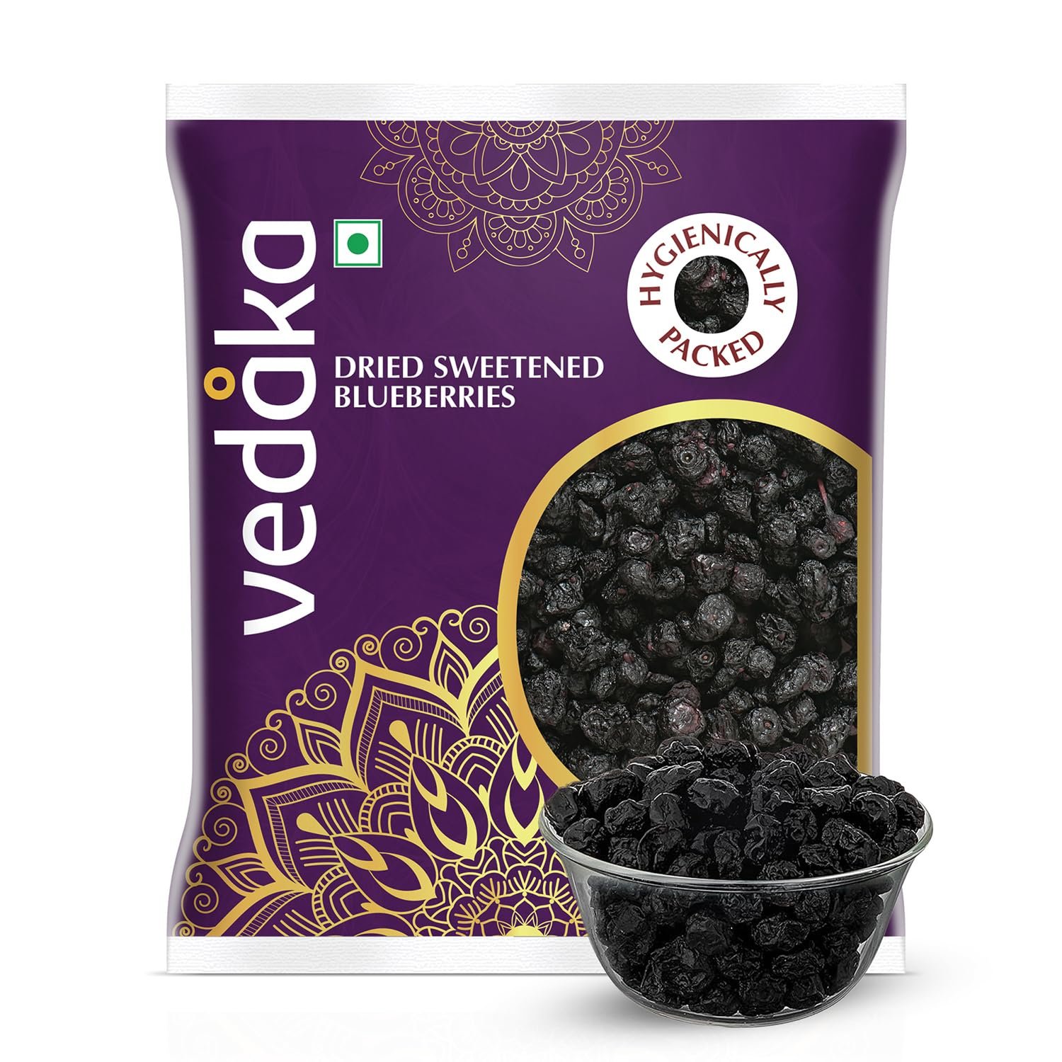 Amazon Brand – Vedaka Dried Sweetened Blueberries | 100 g | Minaral Rich | Delicious Goodness | No Added Preservatives | Hygienic Packaging