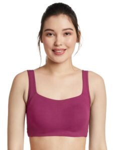 Amazon Brand – Symbol Women’s Cotton Stretch Non Padded Wire Free Full Coverage Slip On Bra