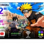 UNICRON TE 32 Inch Android Smart TV, HD Ready LED Television for Home, Gaming, Office with WiFi, 30W Sound with Premium Frameless Design, Built in Apps