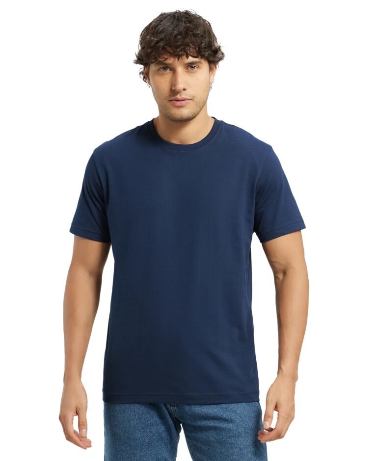 Jockey 2714 Men Super Combed Cotton Rich Round Neck Half Sleeve Regular Fit T-Shirt