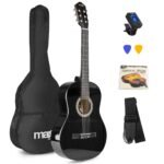 MAX SoloArt 40-Inch Full Size Classical Acoustic Guitar Starter Kit for Beginners & Adults – Includes Gig Bag, Tuner, Guitar Strap, Extra Strings & Picks | Designed & Engineered in Netherlands