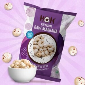 MOM – Meal of the Moment, Roasted Premium Raw Makhana, 100g | No Added Preservatives | Source of Protein | Gluten-Free