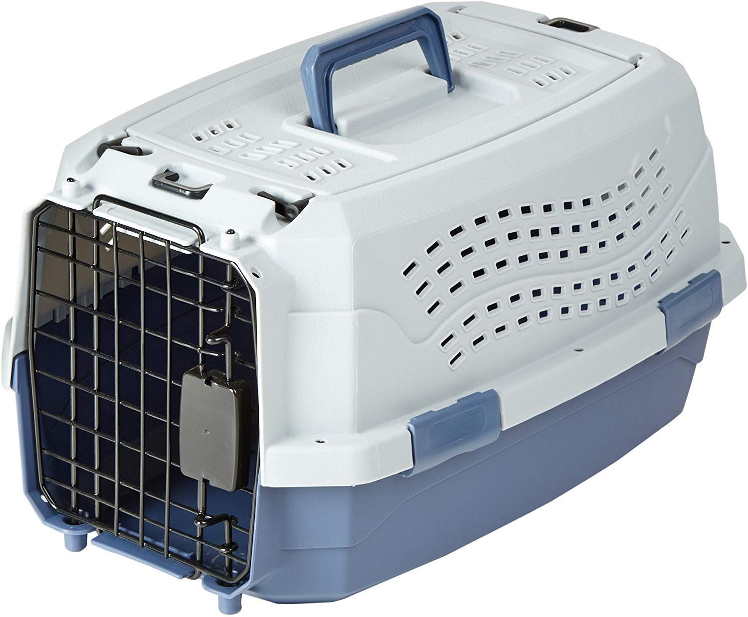 amazon basics Two Door Top Load Pet Carrier, Small Size (1 Piece,19-inch)