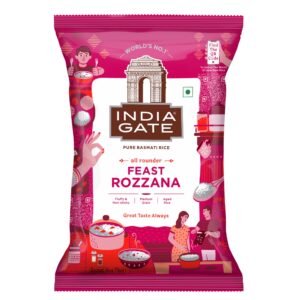 India Gate Rozana Raw and Aged Basmati Rice 1Kg