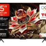 TCL 139 cm (55 inches) 4K UHD Smart QD-Mini LED Google TV 55C72K