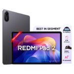 Redmi Pad 2, 11-inch (27.94 CM CM), LCD Display – 2.5K Sharp & Clear, 4GB RAM, 128GB ROM, Wi-Fi, Quad Speakers, Dolby Atmos, Graphite Grey, AI Enabled