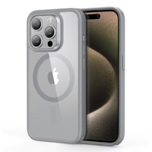 ESR Classic Hybrid for iPhone 15 Pro Case, Clear Gray
