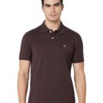 Allen Solly Men’s Polo T‑Shirt | Comfortable Rich Cotton Blend, Band Collar, Regular Fit | Stylish & Premium All Day Wear