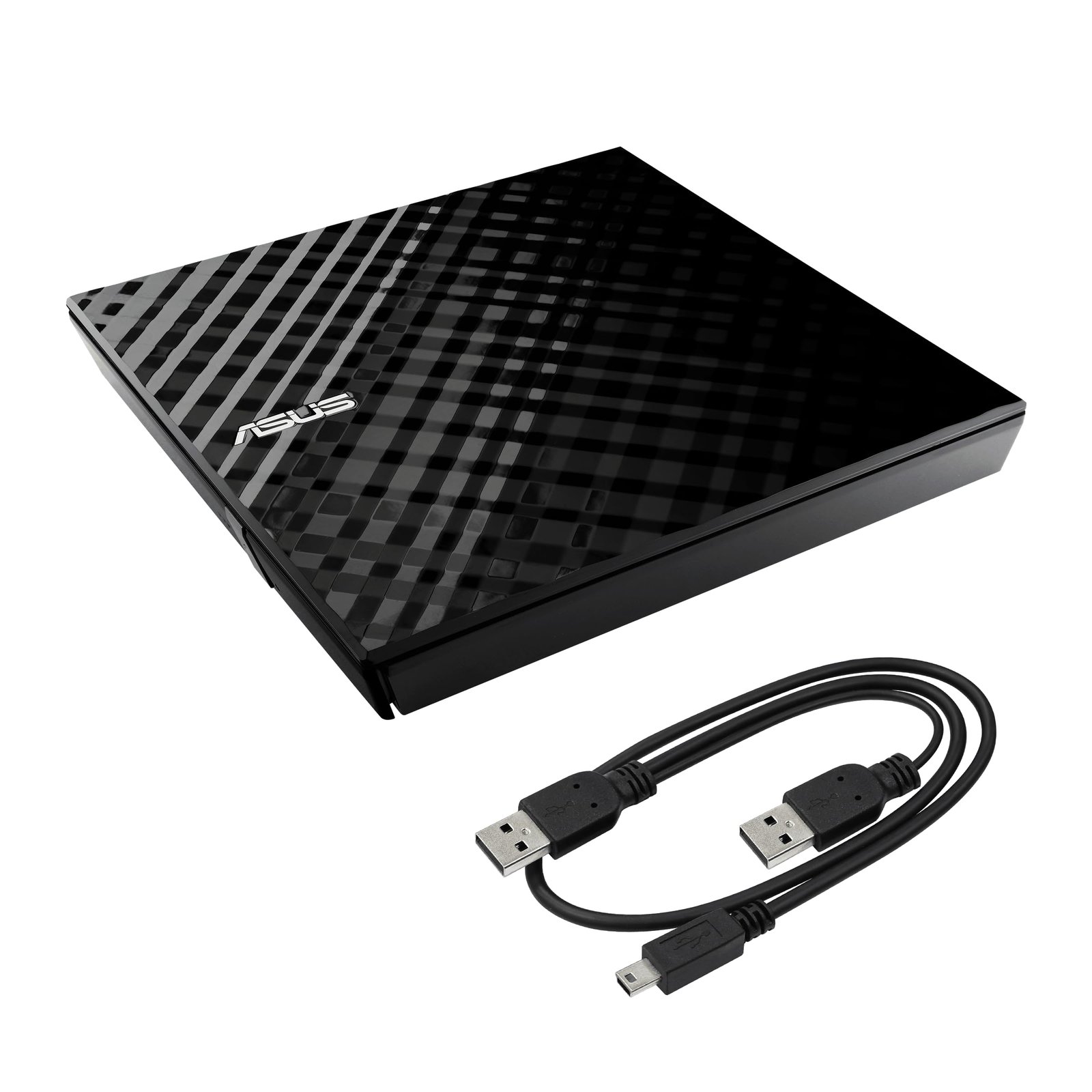 ASUS SDRW-08D2S-U LITE External Slim 8X DVD-RW Mac Compatible Optical Drive (SDRW-08D2S-U-BLK-AS)