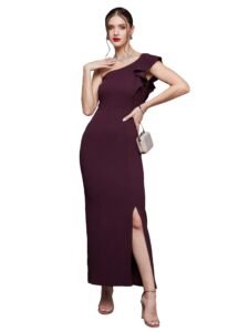 Miss Chase Women’s Comfortable Round Neck Sleeveless Striped Midi Bodycon Dress with Zipper
