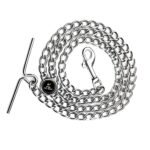 PSK PET MART Dog Chain Silver Grind No.8 Heavy Weight Dogs Leash Heavy Duty Dog Chain with Heavy Hook (L – 60 Inch) for Large Dogs