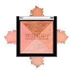 Swiss Beauty Baked Shimmer Blusher And Highlighter Palette For Face Makeup| Multicolor-1, 7 Gm |